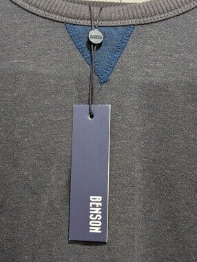 Benson 2 Tone Fleece- Charcoal & Navy